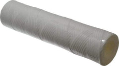 Parker - 2-1/2" OD, 10µ, Polypropylene Cotton String-Wound Cartridge Filter - 10" Long - Makers Industrial Supply