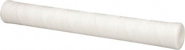 Parker - 2-1/2" OD, 10µ, Polypropylene Cotton String-Wound Cartridge Filter - 20" Long - Makers Industrial Supply