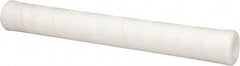 Parker - 2-1/2" OD, 10µ, Polypropylene Cotton String-Wound Cartridge Filter - 20" Long - Makers Industrial Supply