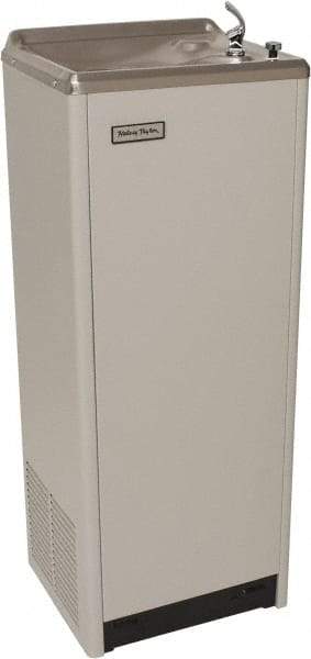 Halsey Taylor - 13.5 GPH Cooling Capacity Deluxe Floor Standing Water Cooler & Fountain - Vinyl Cabinet, 690 Watts, 7.5 Full Load Amperage, 0.2 hp - Makers Industrial Supply