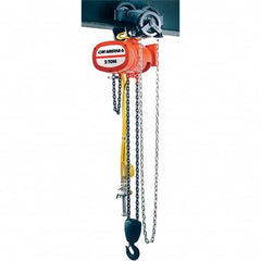 CM - 6,000 Lb Load Limit, 10' Max Height Air Chain Hoist - Makers Industrial Supply