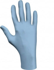 SHOWA - Size S, 4 mil, Food Grade, Powder Free Nitrile Disposable Gloves - Exact Industrial Supply