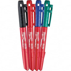 Milwaukee Tool - Markers & Paintsticks Type: Clog Resistant Color: Multi-Color - Makers Industrial Supply