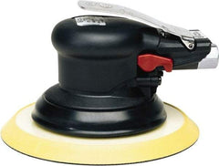 Chicago Pneumatic - 12,000 OPM, 16.6 CFM Air Consumption, Palm Air Orbital Sander - Round Pad, 1/4 NPT Inlet - Makers Industrial Supply