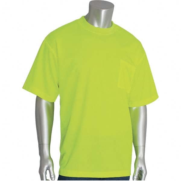 PIP - Size S Hi-Vis Yellow High Visibility Short Sleeve T-Shirt - Makers Industrial Supply