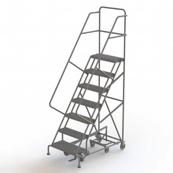 TRI-ARC - Rolling & Wall Mounted Ladders & Platforms Type: All-Directional Ladder Style: Rolling Safety Ladder - Makers Industrial Supply