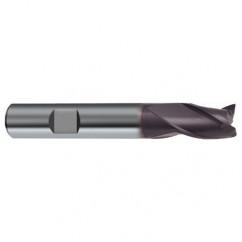 16mm Dia. x 82mm Overall Length 3-Flute Square End Solid Carbide SE End Mill-Weldon Shank-Center Cut-Firex - Makers Industrial Supply