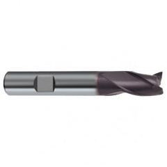 16mm Dia. x 82mm Overall Length 3-Flute Square End Solid Carbide SE End Mill-Weldon Shank-Center Cut-Firex - Makers Industrial Supply