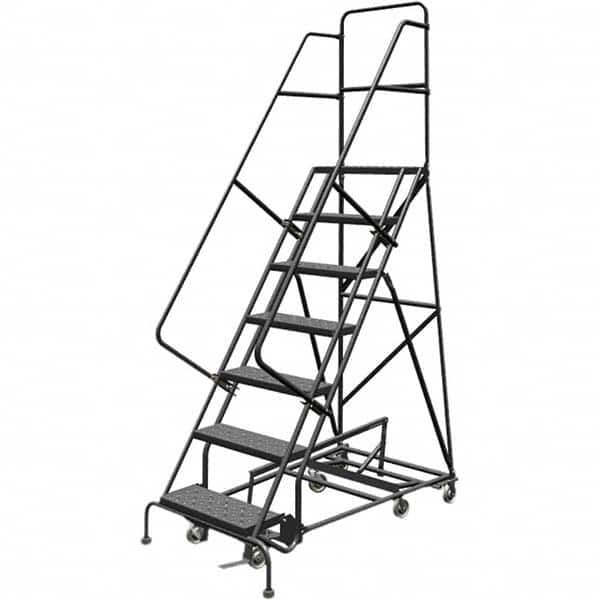 TRI-ARC - Rolling & Wall Mounted Ladders & Platforms Type: All-Directional Ladder Style: Rolling Safety Ladder - Makers Industrial Supply