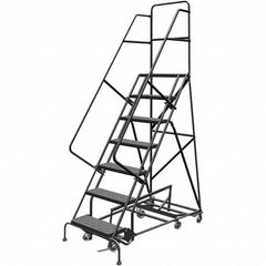 TRI-ARC - Rolling & Wall Mounted Ladders & Platforms Type: All-Directional Ladder Style: Rolling Safety Ladder - Makers Industrial Supply