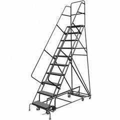 TRI-ARC - Rolling & Wall Mounted Ladders & Platforms Type: All-Directional Ladder Style: Rolling Safety Ladder - Makers Industrial Supply