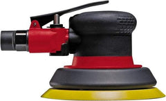 Chicago Pneumatic - 12,000 OPM, 19 CFM Air Consumption, 90 psi Air Pressure, Palm Air Orbital Sander - Round Pad, Hook & Loop Backing, 1/4" Inlet - Makers Industrial Supply