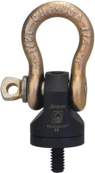 Jergens - 4,000 Lb Load Capacity Hoist Ring - 5/8 - 11 Thread, 1-1/4" Thread Length, Alloy Steel - Makers Industrial Supply