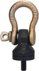 Jergens - 50,000 Lb Load Capacity Hoist Ring - 2-1/2 - 4 Thread, 4" Thread Length, Alloy Steel - Makers Industrial Supply