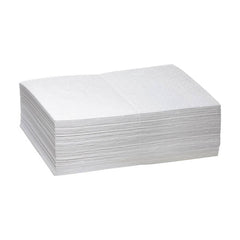 Pads, Rolls & Mats; Product Type: Pad; Application: Oil Only; Overall Length (Inch): 20 in; Total Package Absorption Capacity: 11 gal; Material: Polypropylene; Fluids Absorbed: Oil Based Liquids; Oil; Fuel; Absorbency Weight: Heavy; Width (Decimal Inch -