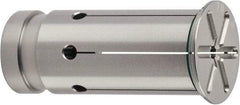 Accupro - 10mm ID x 20mm OD, 24mm Head Diam, Slotted Hydraulic Chuck Sleeve - Steel, 1.9881" Length Under Head - Exact Industrial Supply