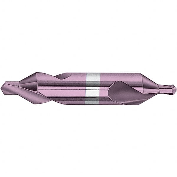 Magafor - #0 Plain Cut 60° Incl Angle Solid Carbide Combo Drill & Countersink - Makers Industrial Supply