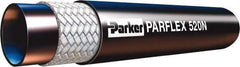 Parker - -3 Hose Size, 3/16" ID x 0.43" OD, 5,000 psi Work Pressure Hydraulic Hose - 1-1/2" Radius, Nylon Tube, Polyurethane Cover, -40°F to 212°F - Makers Industrial Supply