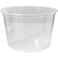 Fabri-Kal - 1 500-Piece 16 oz Rectangular Clear Polypropylene Food Storage Container - Makers Industrial Supply