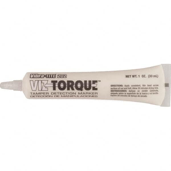 Vibra-Tite - Markers & Paintsticks Type: Visual Vibratory Indicator Color: White - Makers Industrial Supply