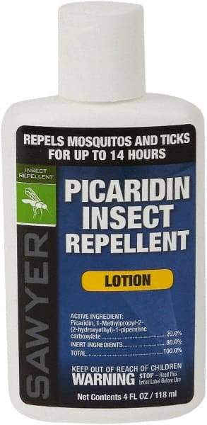 Sawyer - 4 oz 20% Picaridin Lotion - For Mosquitos, Ticks, Biting Flies, Gnats, Chiggers, Fleas - Makers Industrial Supply