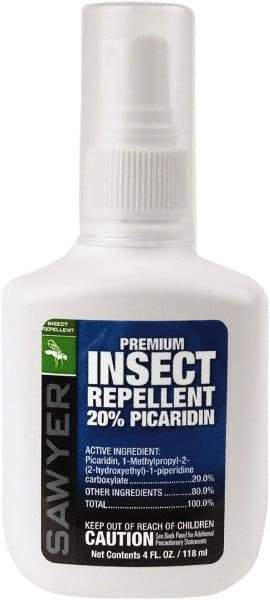 Sawyer - 4 oz 20% Picaridin Pump Spray - For Mosquitos, Ticks, Biting Flies, Gnats, Chiggers, Fleas - Makers Industrial Supply