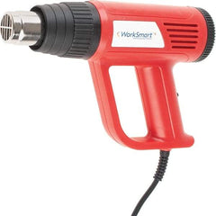 Value Collection - 104 to 932°F Heat Setting, Heat Gun - 120 Volts, 12.5 Amps, 1,500 Watts, 6' Cord Length - Makers Industrial Supply