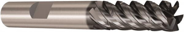 Seco - 10mm, 5 Flute, Single End, Solid Carbide, Corner Chamfer End Mill - 88mm OAL, 48° Helix, Right Hand Flute, 40mm LOC, Right Hand Cut - Makers Industrial Supply