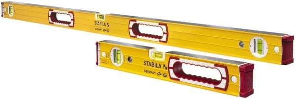 Stabila - Level Kits Level Kit Type: Box Beam Level Kit Maximum Measuring Range (Feet): 48 - Makers Industrial Supply