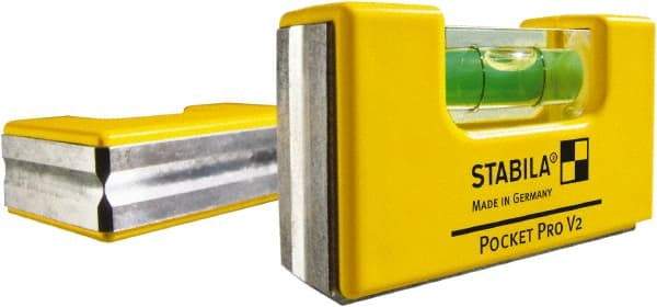 Stabila - Tubular & Pocket Levels Mounting Type: Pocket Clip Mounting Direction: Horizontal/Vertical - Makers Industrial Supply