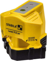 Stabila - 2 Beam 490' Max Range Cross Line Level - Red Beam, 3/16" at 50' Accuracy, Battery Included - Makers Industrial Supply