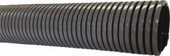 Flexaust - 3" ID, 29 Hg Vac Rating, 9 psi, Polyethylene Vacuum & Duct Hose - 50' Long, Gray, 7-1/2" Bend Radius, -40 to 140°F - Makers Industrial Supply