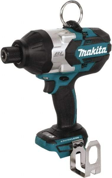 Makita - 7/16" Drive 18 Volt T-Handle Cordless Impact Wrench & Ratchet - 2,200 RPM, 600 Ft/Lb Torque, Lithium-Ion Batteries Not Included - Makers Industrial Supply