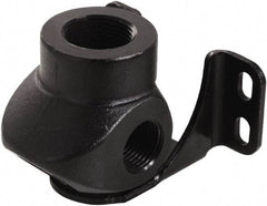 Transair - Three Port Wall Bracket - Plastic, 232 Max psi, 3/4 & 1/2 & 1/4 Female NPT, 3-5/16" Long - Makers Industrial Supply