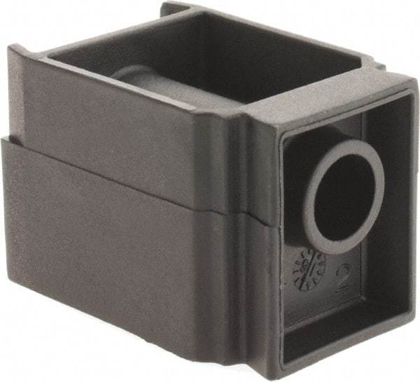 Transair - 7/16" OD, Spacer Block for Pipe Clips - Plastic, 232 Max psi, 1-3/16" Long - Makers Industrial Supply