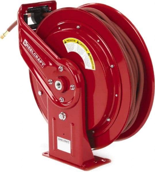 Reelcraft - 100' Spring Retractable Hose Reel - 300 psi, Hose Included - Makers Industrial Supply