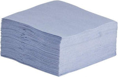 NuTrend Disposables - 1/4 Fold General Purpose Wipes - Poly Pack, 12" x 13" Sheet Size, Blue - Makers Industrial Supply