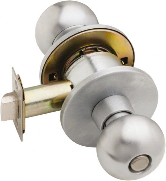 Falcon - Satin Chrome Privacy Knob Lockset - Exact Industrial Supply