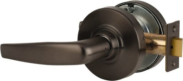 Schlage - Passage Lever Lockset for 2-1/8" Thick Doors - Exact Industrial Supply