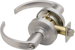 Schlage - Entrance Lever Lockset for 2-1/8" Thick Doors - Exact Industrial Supply