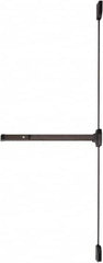 Falcon - Nonhanded, Medium Duty Vertical Rod - Dark Bronze Finish, 4" Max Door Width, Grade 1 - Makers Industrial Supply