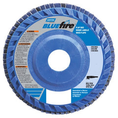 ‎7″ × 5/8″-11 40 Grit Type 27 BlueFire Flap Disc - Makers Industrial Supply