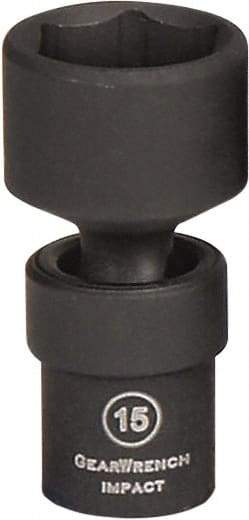 GearWrench - 3/8" Drive 1/2" Deep Universal Impact Socket - 6 Points - Makers Industrial Supply