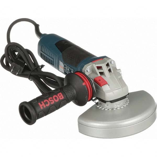 Bosch - 6" Wheel Diam, 9,300 RPM, Corded Angle & Disc Grinder - 5/8-11 Spindle, 120 Volts, 13 Amps - Makers Industrial Supply