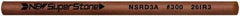 Value Collection - Round Ceramic Finishing Stick - 100mm Long x 2.35mm Wide x 2.4mm Thick, 300 Grit - Makers Industrial Supply