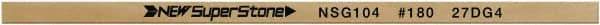 Value Collection - Flat Ceramic Finishing Stick - 100mm Long x 1.5mm Wide x 6mm Thick, 180 Grit - Makers Industrial Supply