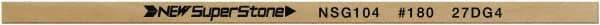 Value Collection - Flat Ceramic Finishing Stick - 100mm Long x 0.8mm Wide x 10mm Thick, 180 Grit - Makers Industrial Supply