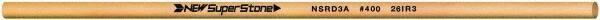 Value Collection - Round Ceramic Finishing Stick - 100mm Long x 3.175mm Wide x 3.2mm Thick, 400 Grit - Makers Industrial Supply