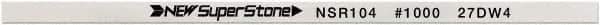 Value Collection - Flat Ceramic Finishing Stick - 100mm Long x 0.5mm Wide x 10mm Thick, 1,000 Grit - Makers Industrial Supply