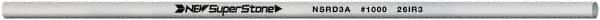 Value Collection - Round Ceramic Finishing Stick - 100mm Long x 3.175mm Wide, 1,000 Grit - Makers Industrial Supply